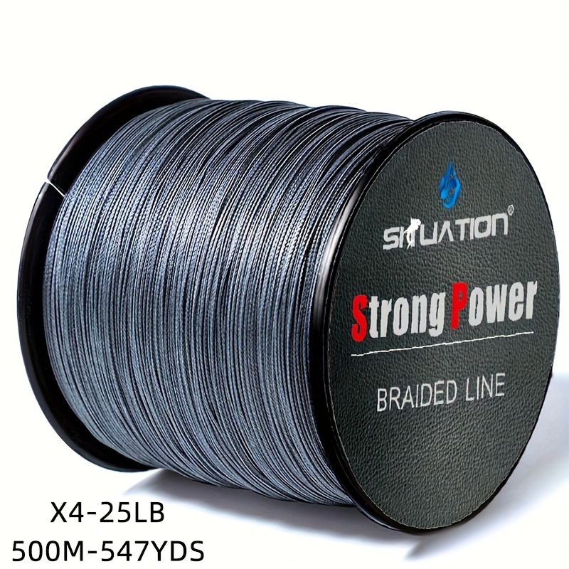 Sedal Pesca Pe Trenzado 4 500m/546yd Sedal Fuerte Tracción - Temu