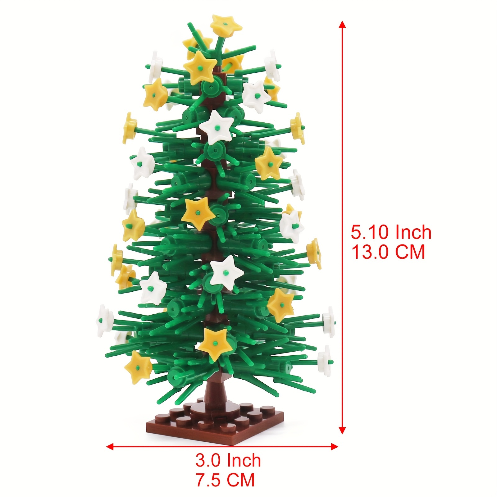 Christmas Tree Building Blocks Toys Small Assembled Bricks Temu