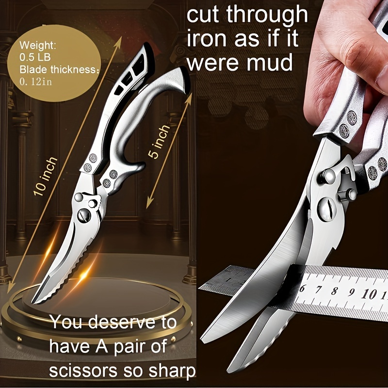 3 PCS Outdoor Stainless Steel Mini Scissors Anti-Loss EDC Scissors