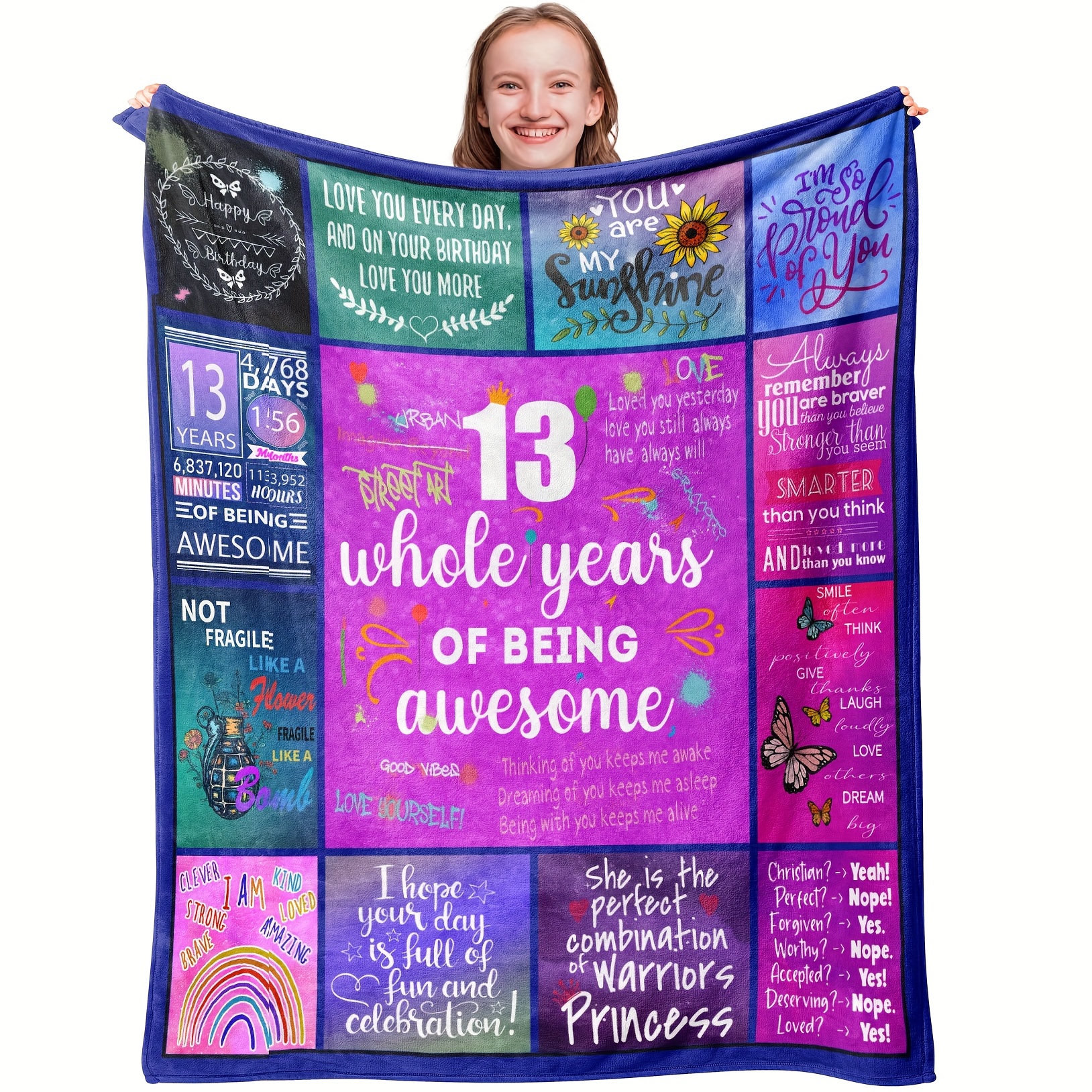 15th Birthday Gifts for Teen Girls, Gifts for 15 Year Old Girl Pillow Cover  18X18, 15 Year Old Gifts, 15th Birthday Decorations for Girls, 15 Year