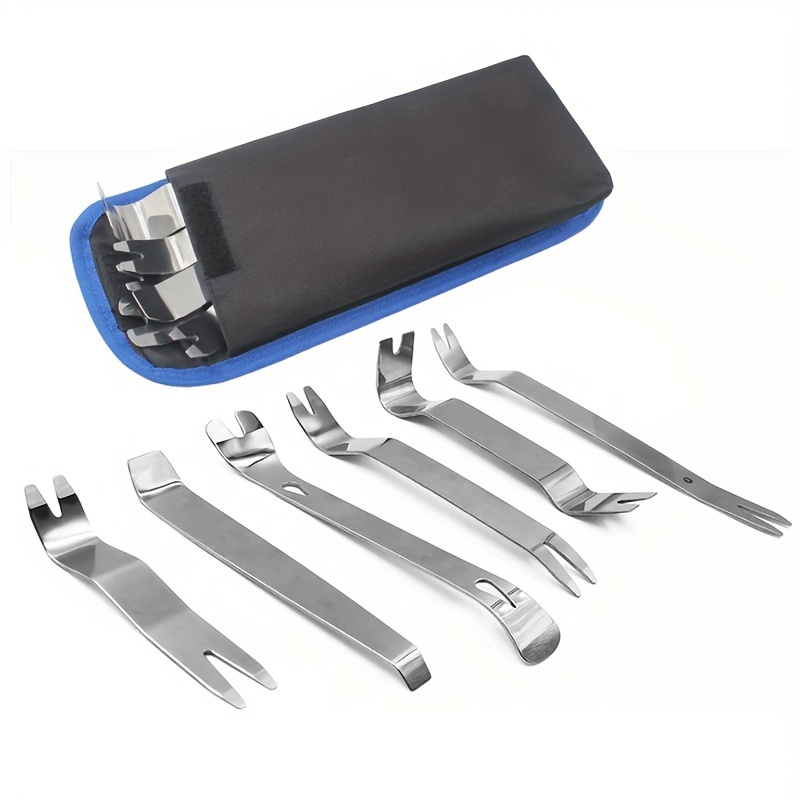 Werkzeug-Kit Zum Entfernen von Autoverkleidungen, 4 Stück Blaues Auto Dash  Audio Innentürverkleidungs-Entfernungswerkzeug-Kit Clip-Entferner-Installer