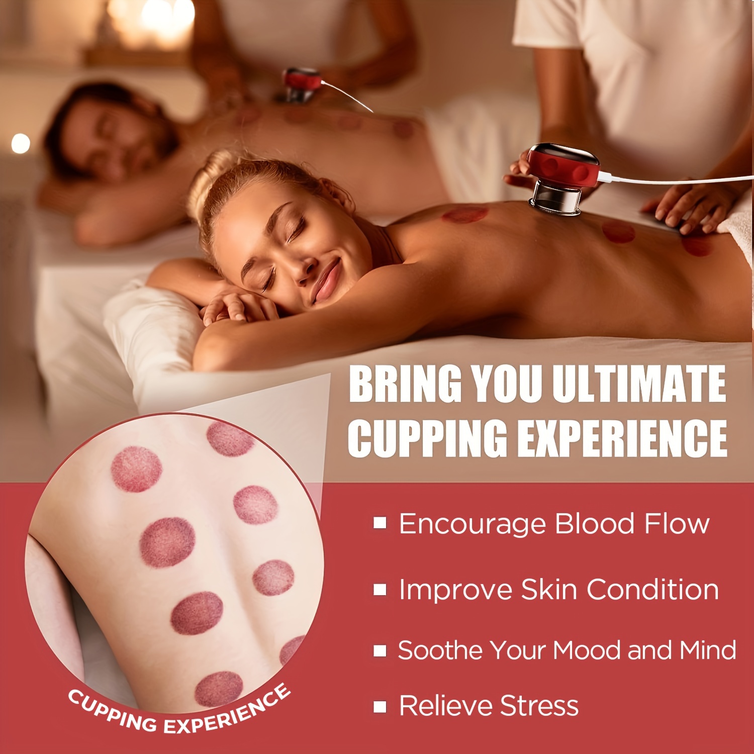 Intelligent Vacuum Cupping Massage Device Electric Heating - Temu