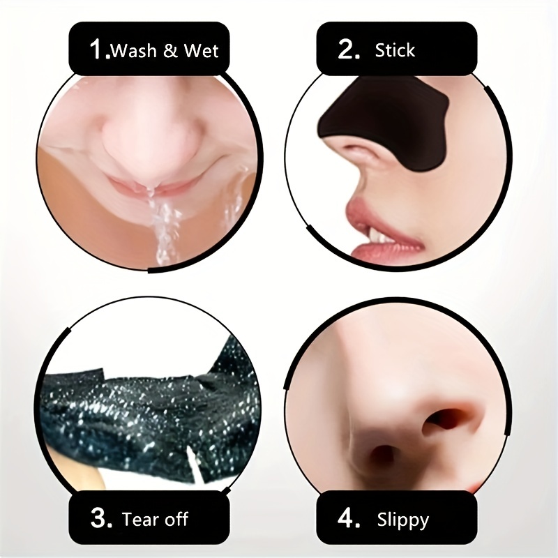 20 Pcs Blackhead Strips Charcoal Pore Remover Deep Nose Cleansing