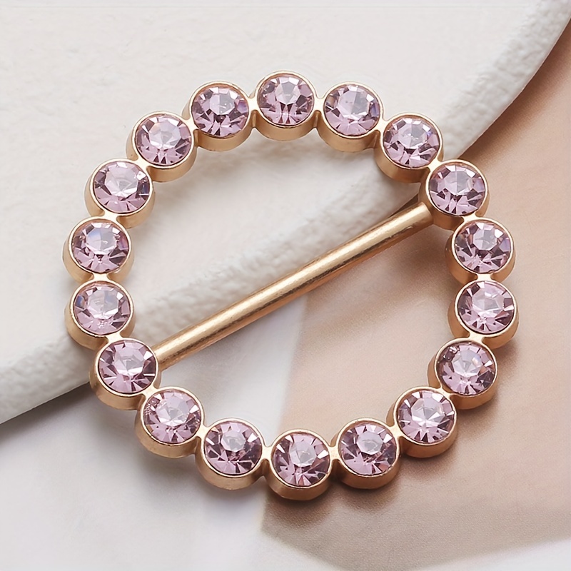 Rhinestone Round Buckle ― item# 4790622