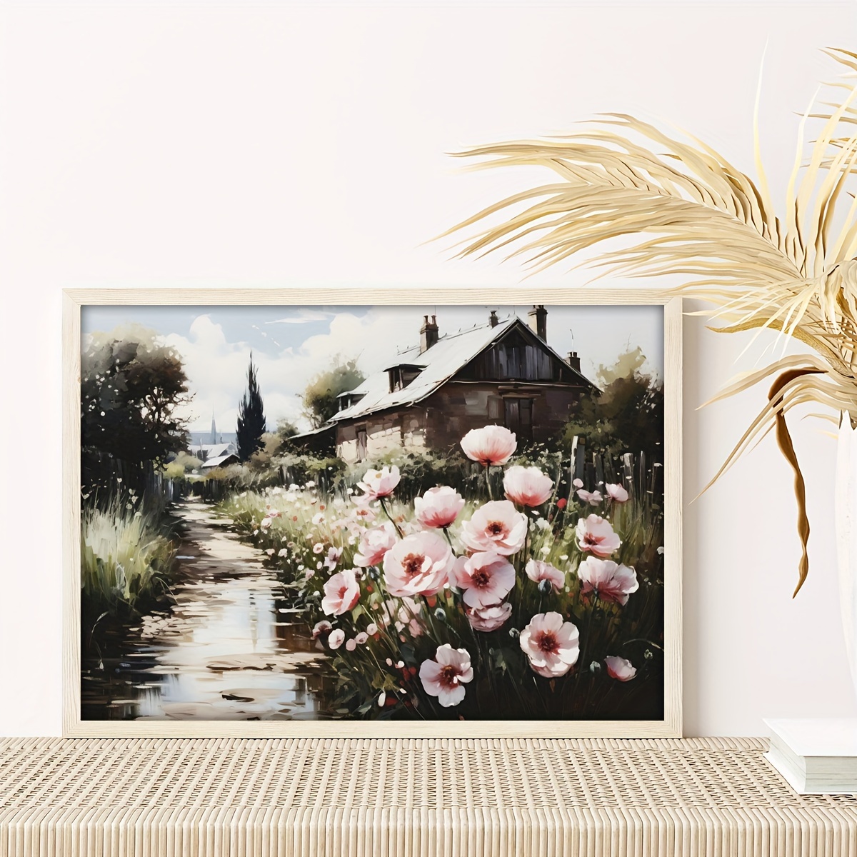 Plant Natural Landscape Abstract Picture Frame Wall Art - Temu