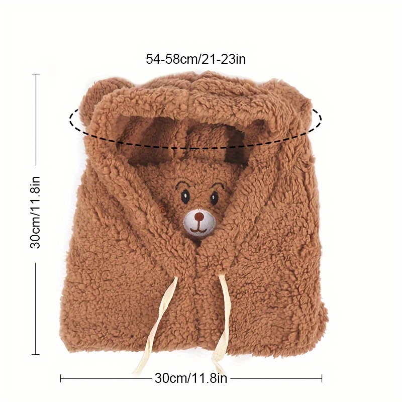 ୨୧, cute baby bear plushie hood