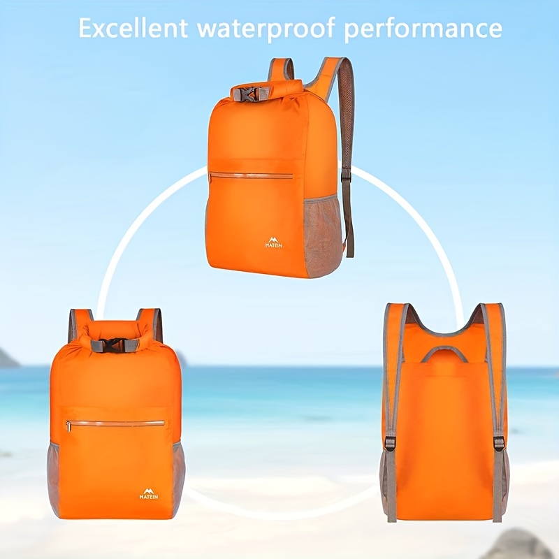 Waterproof Backpack With Small Pocket For Kayaking Floating