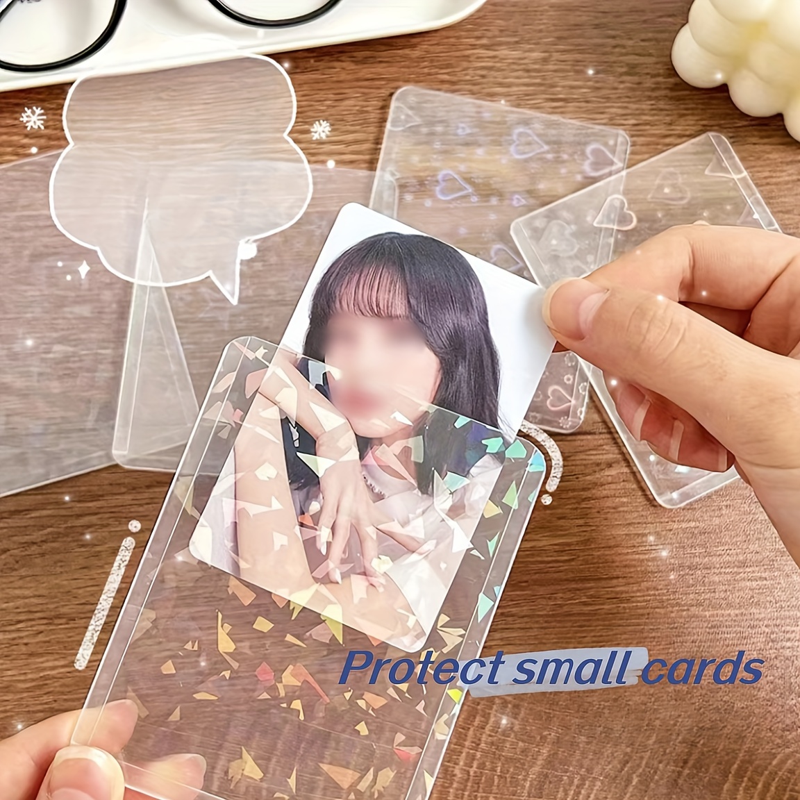 White Clear Card Sleeves Top Loader For Trading Cards Soft - Temu
