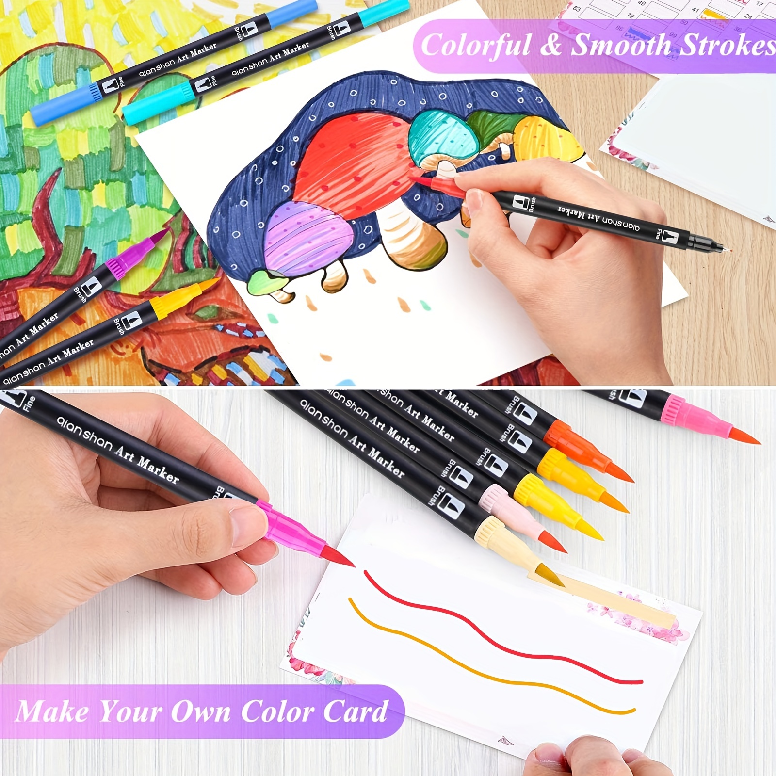 Japan Tombow ABT Soft Brush Pen Art Markers Set Professional Watercolor  Drawing Marker Pens Caligraphy Lettering