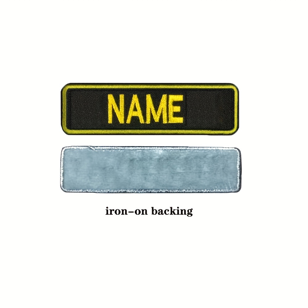 Iron on Patch Name Patch Personalized Name Patch Fabric 