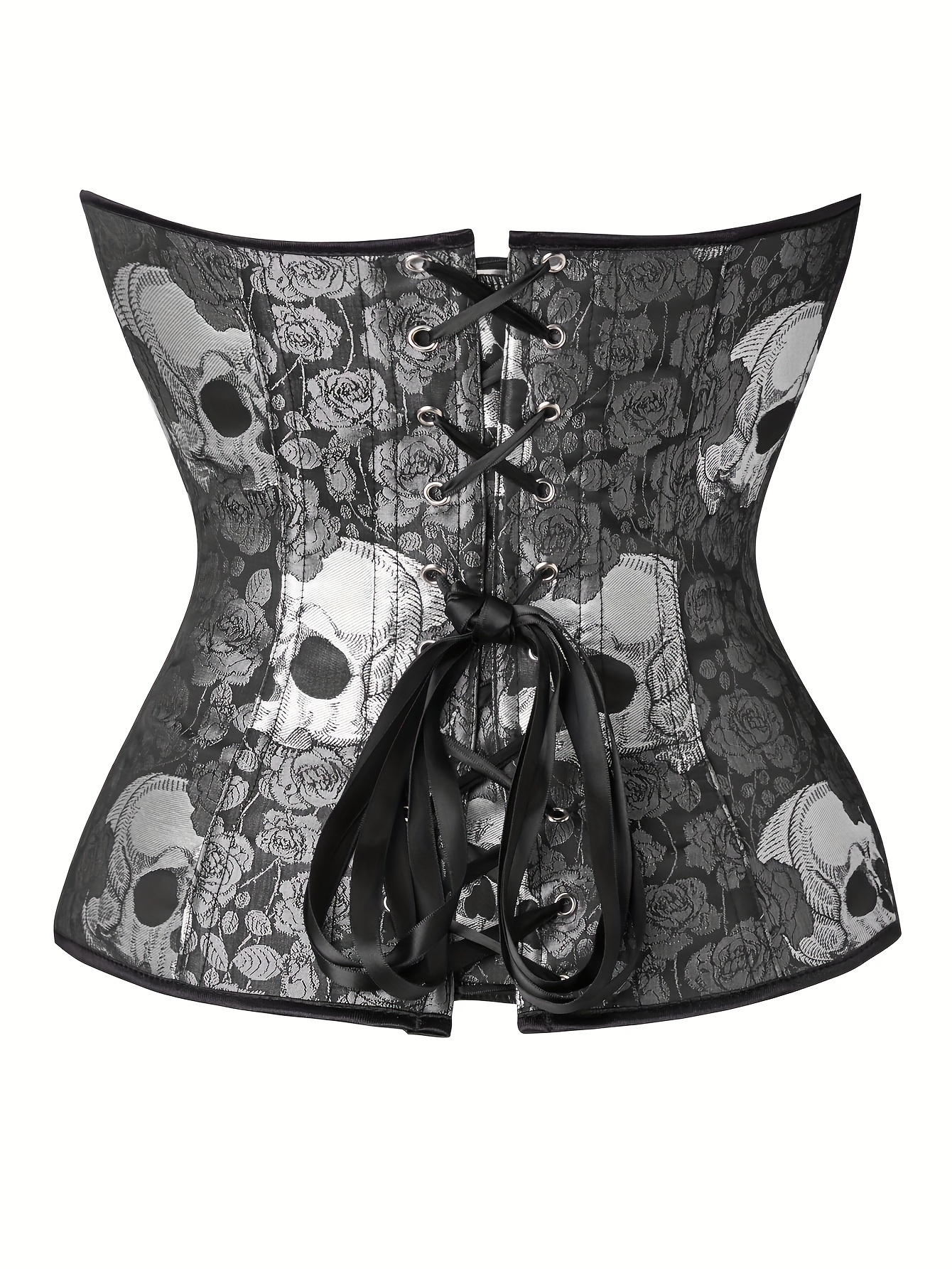 Corsets for Women Fashion Women Punk Skull Pattern Sexy Overbust Corset  Club Party Wear Tops (Color : Grey, Size : Small) : Buy Online at Best  Price in KSA - Souq is