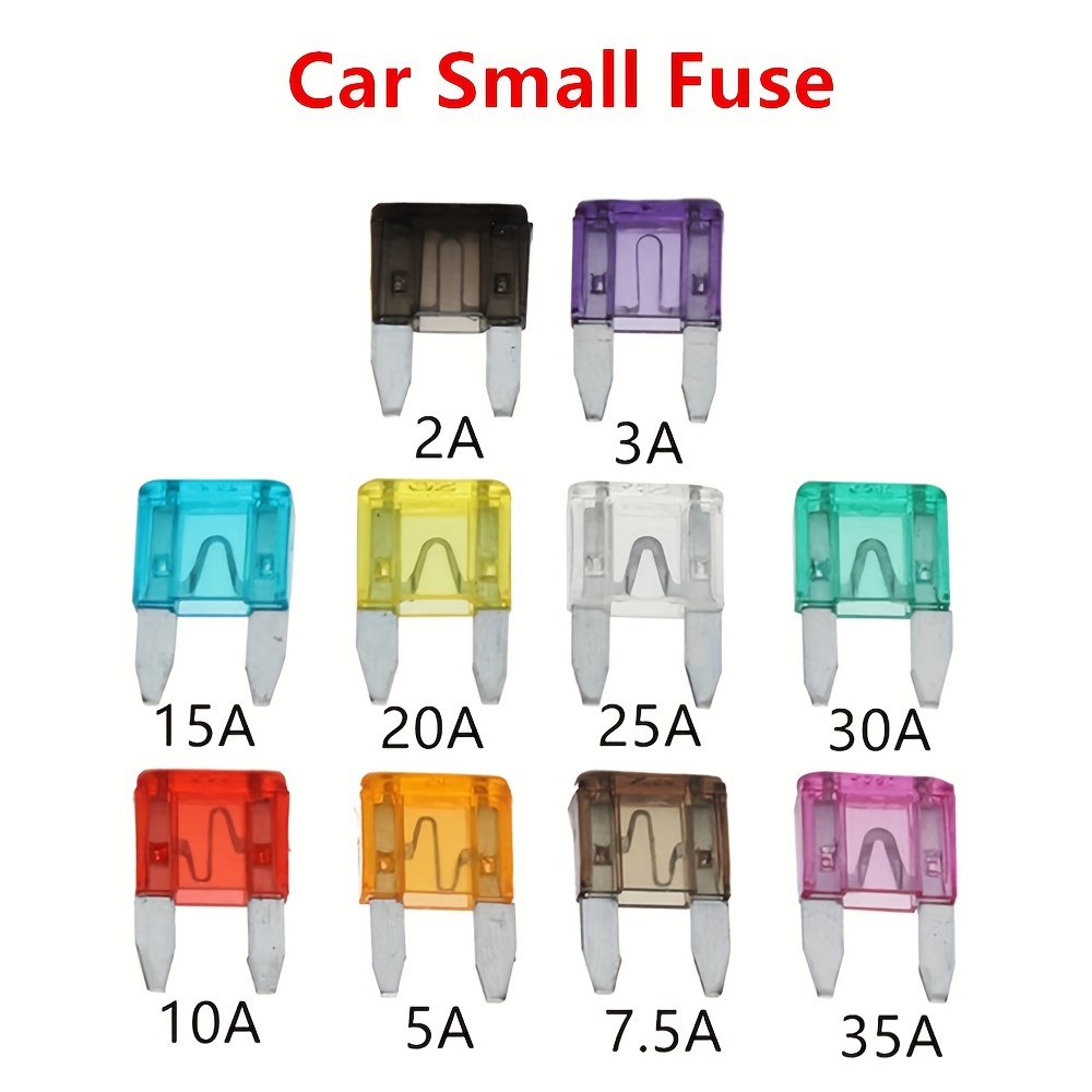 Set mini fusible auto camion fuses blade 5 / 7,5 / 15 / 20 / 25