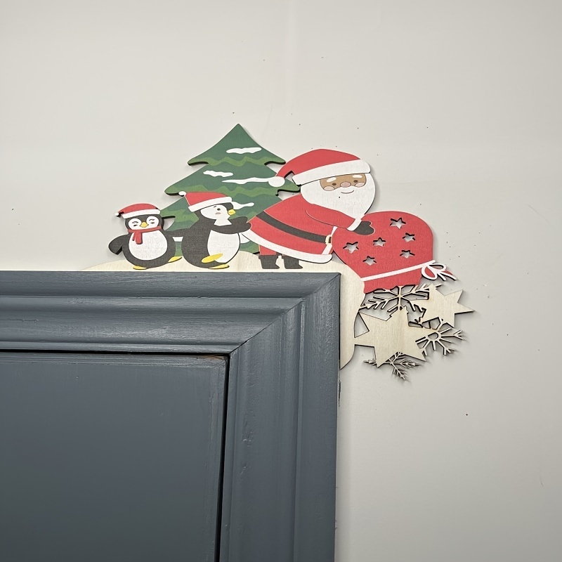 Christmas Door Frame Decoration, Christmas Ornaments, Holiday ...