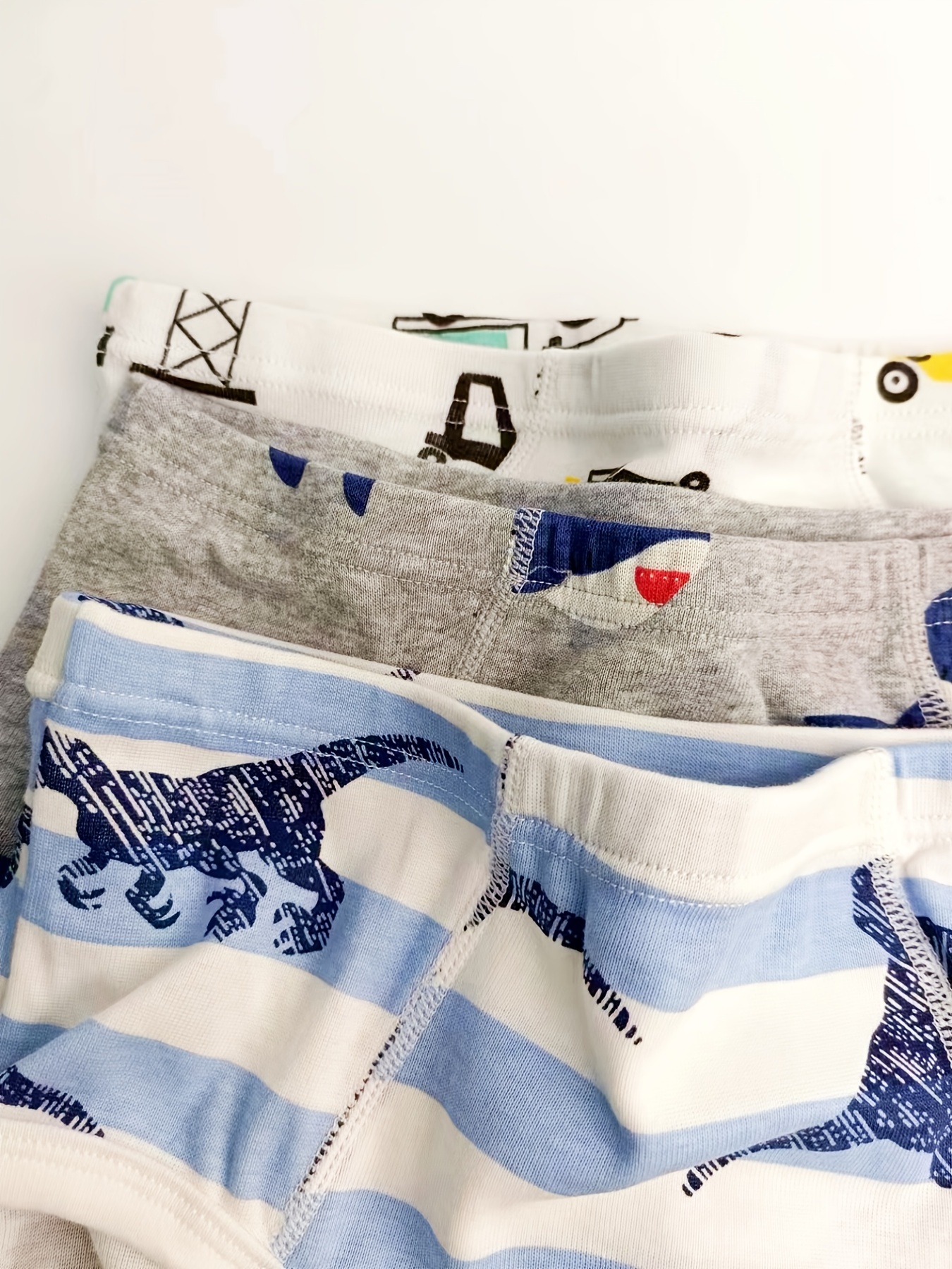 4pcs Boy's Cotton Briefs, Cartoon Pattern Breathable Panties, Kid's  Underwear