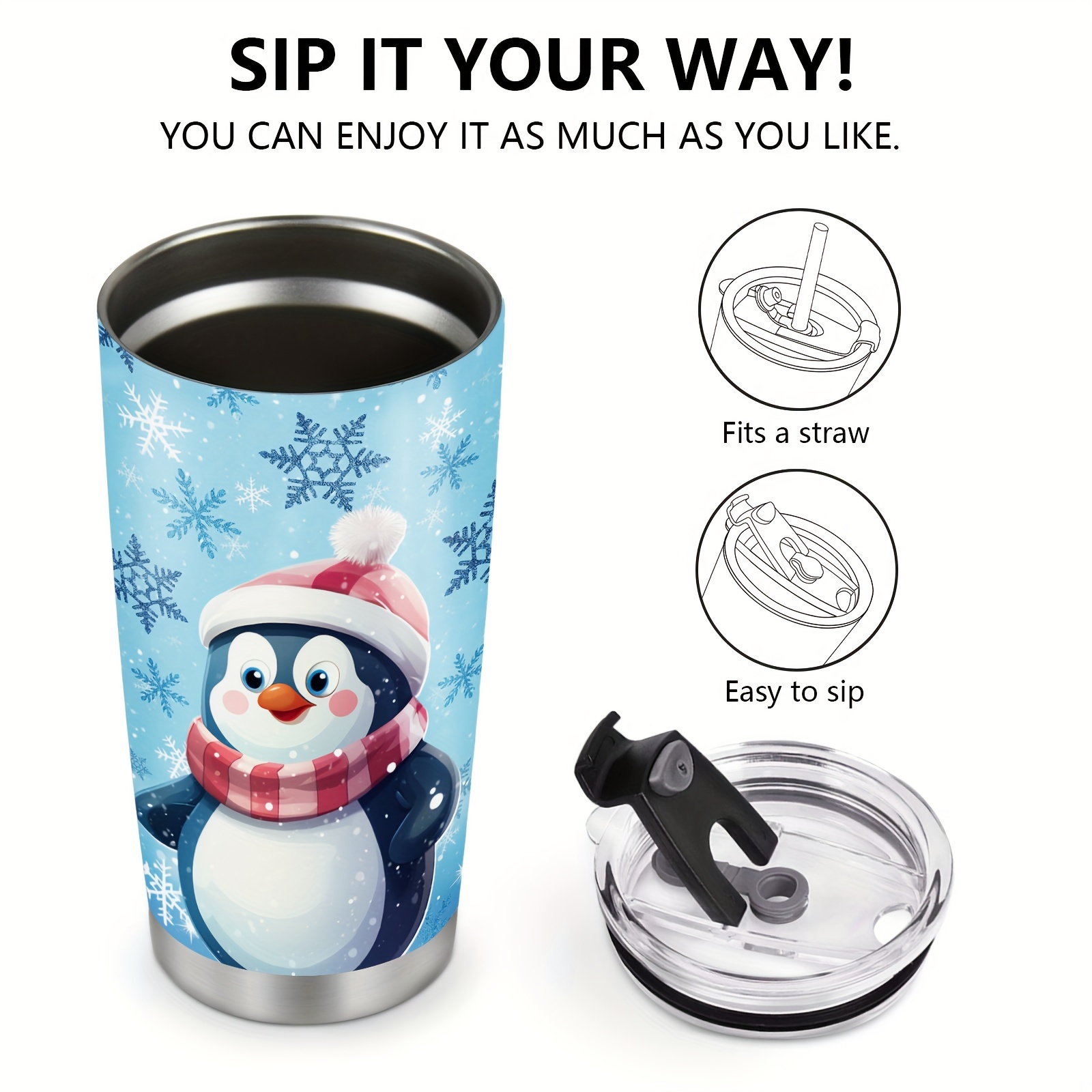 Festive Friends Christmas Mug - Penguin