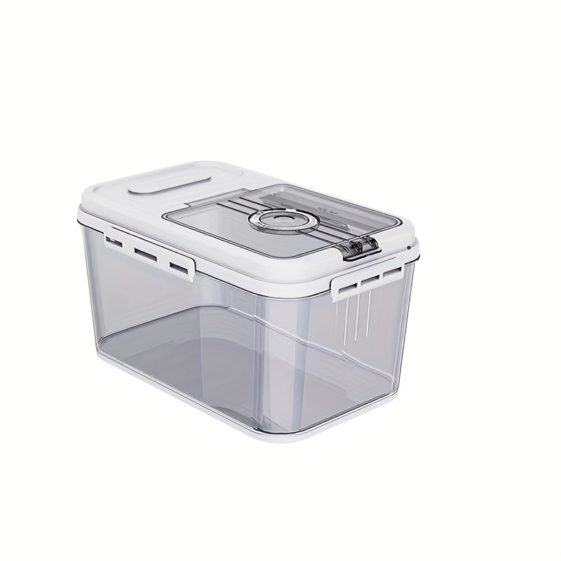 ADVEN Kitchen Rice Storage Box Plastic Sealed Insect-Proof Moisture-Proof  Rice Dispenser Bucket Food Storage Container 