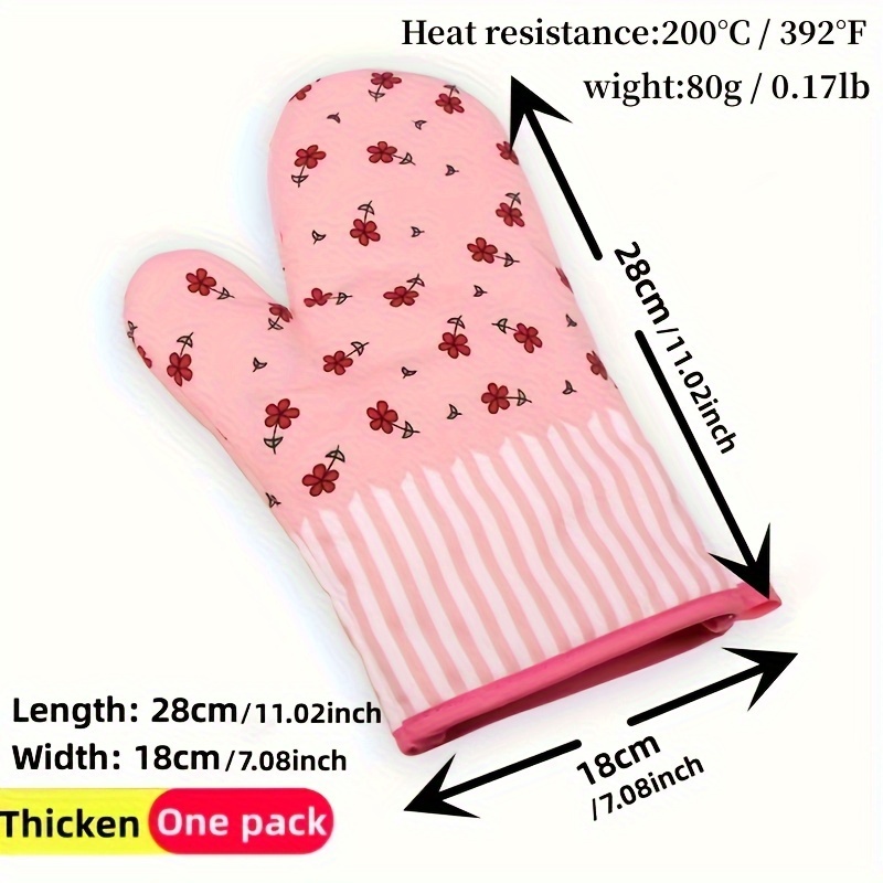Cotton Heat Glove Baking Tool 1PCS Polyester Cotton Heat Anti Slip