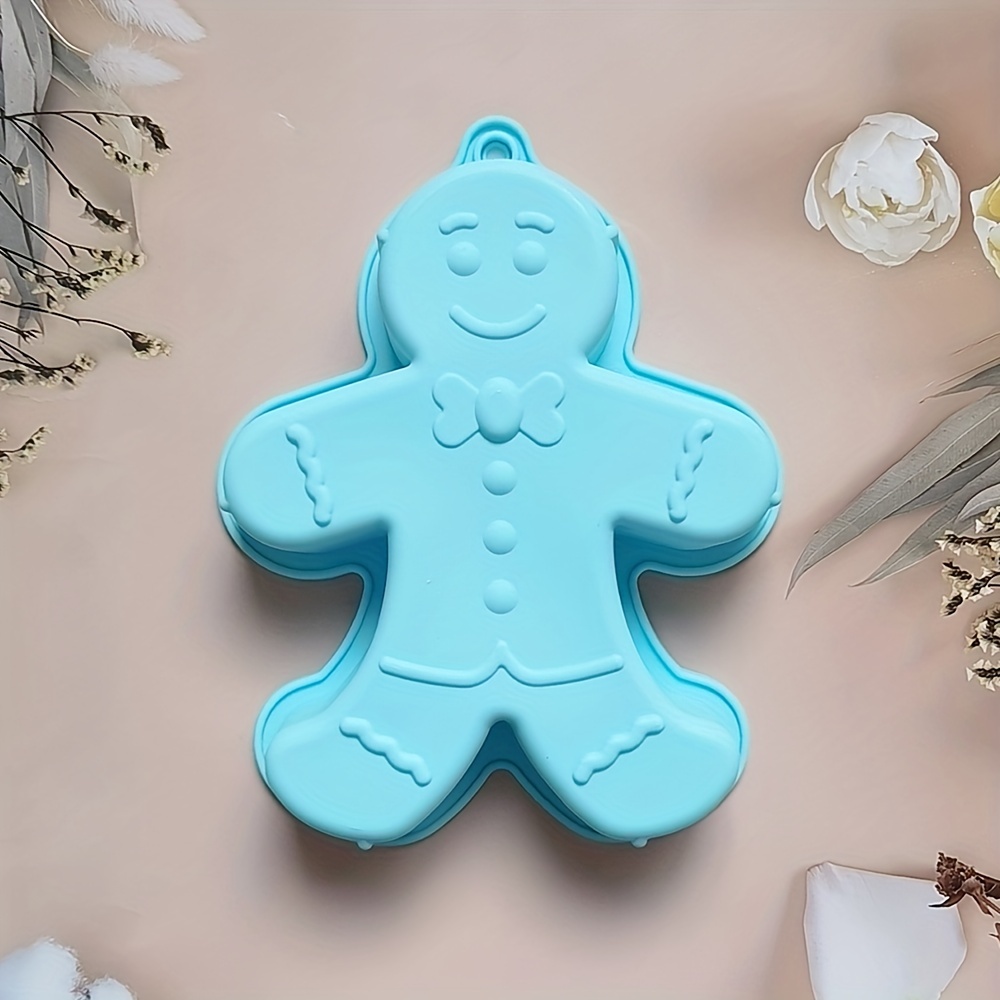 Christmas Gingerbread Man Fondant Mold Cake Decorating - Temu