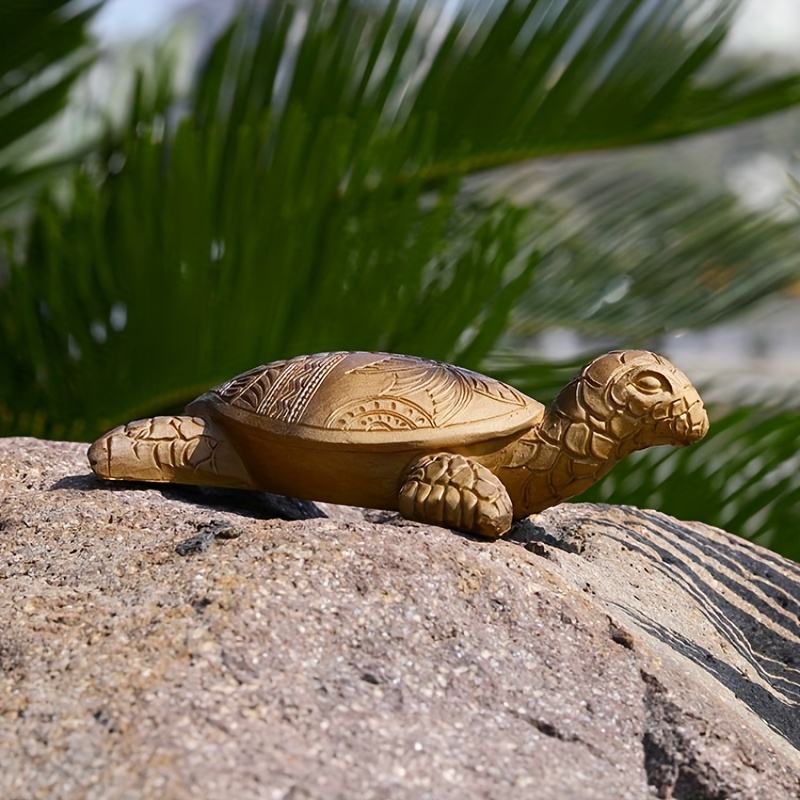Ornement artisanal en résine de tortue, décoration d'animaux