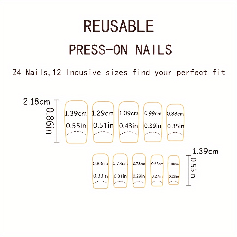 24pcs glossy medium square fake nails summer fresh green press on nails with wave stripe design minimalist style full cover false nails for women girls details 3