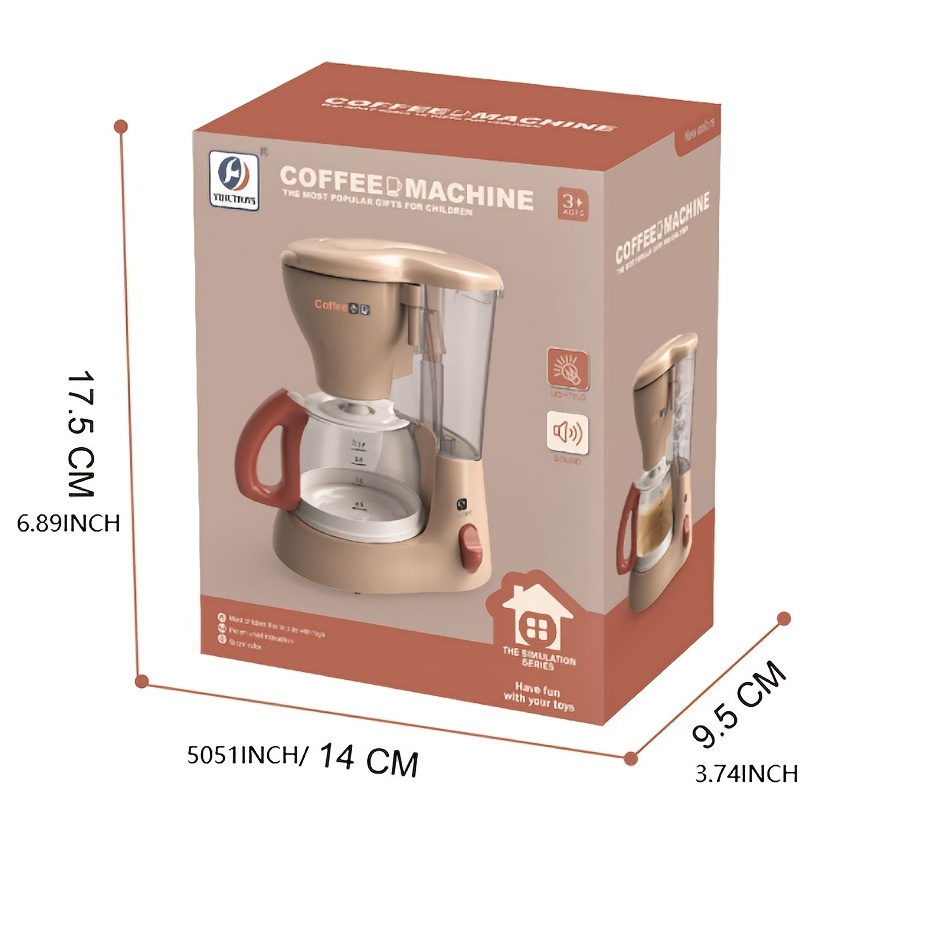 1set Pretend Play, Creative Coffee Machine & Cup Design Toy For Kids