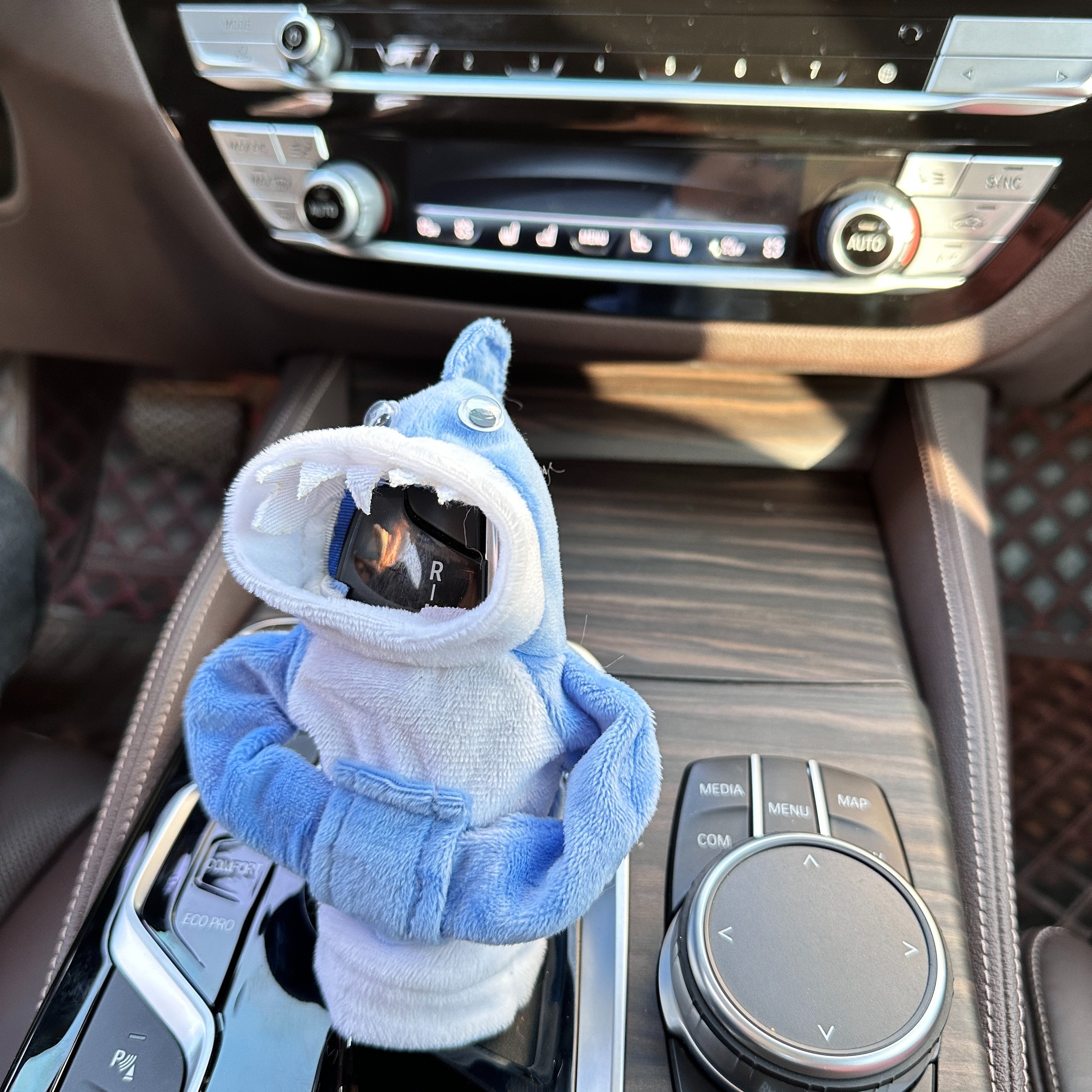Mode Lustiger Knopf Kapuzenpullover Sweatshirt Auto Innenabdeckung Gang  Schaltung Anti-Rutsch schützen Autozubehör