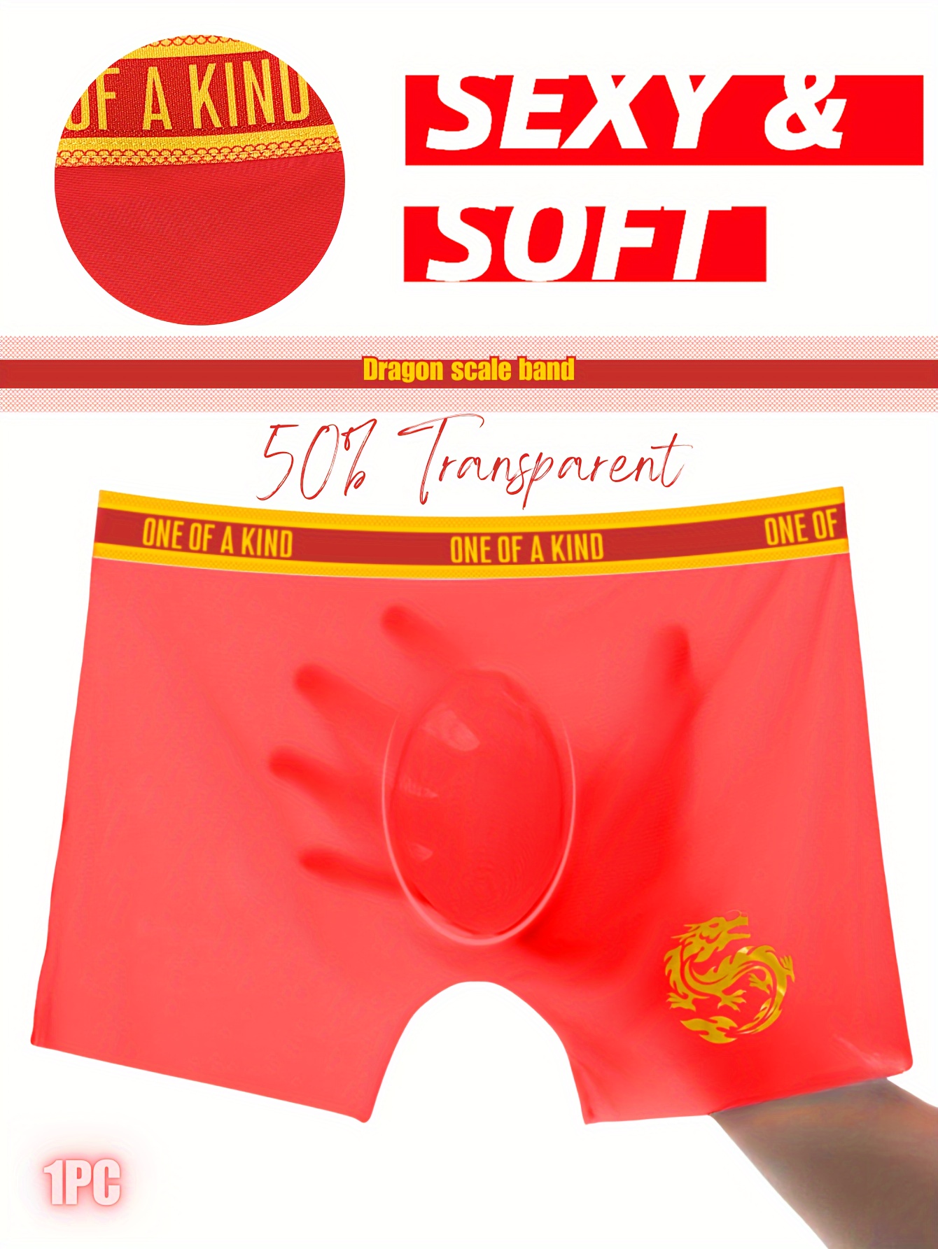 Underwear Men Boxer Nylon Panties Maler Briefs = - China Boxers for Men  Funny and Men's Slip Boxer price