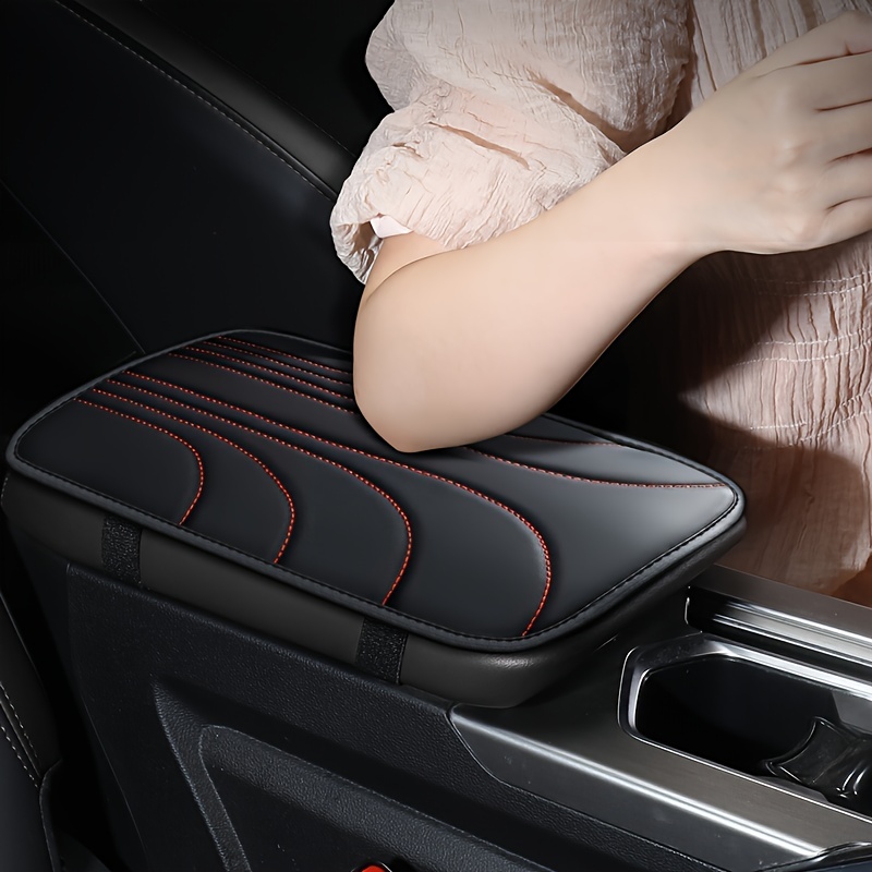 Pu Leather Car Armrest Adjustable Auto Universal Armrest Pad - Temu United  Kingdom