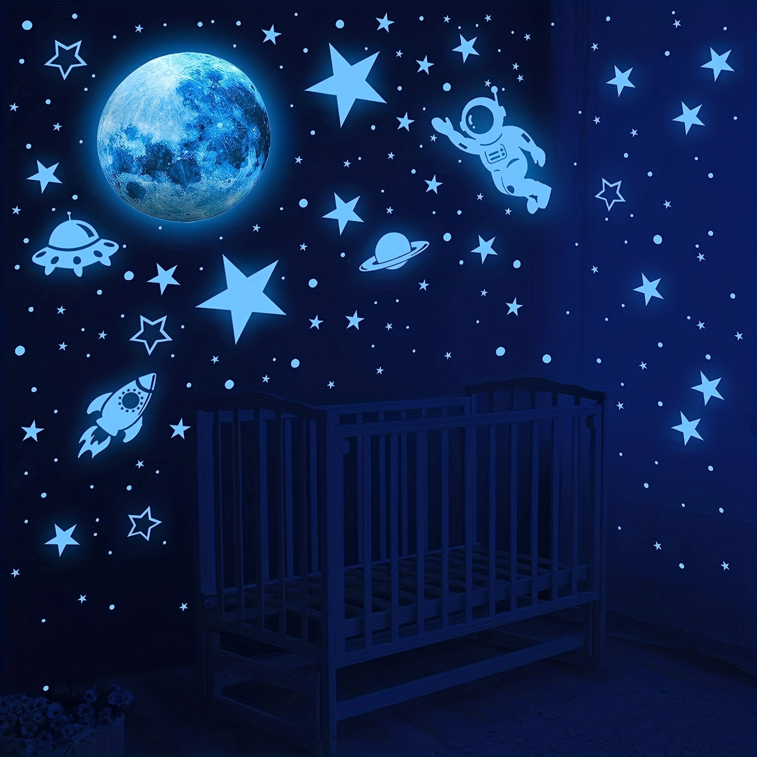 Glow in the dark Star Stickers: Transform Bedroom Into An - Temu
