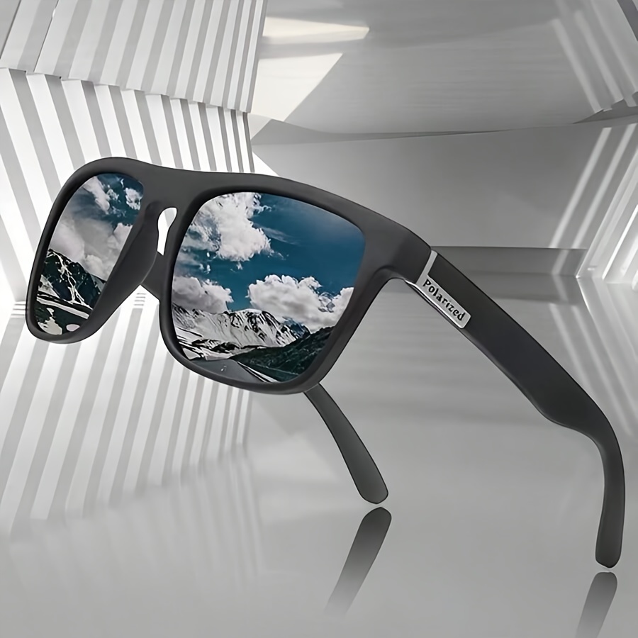 Tr90 Frame Polarized Classic Square Sunglasses For Men Women