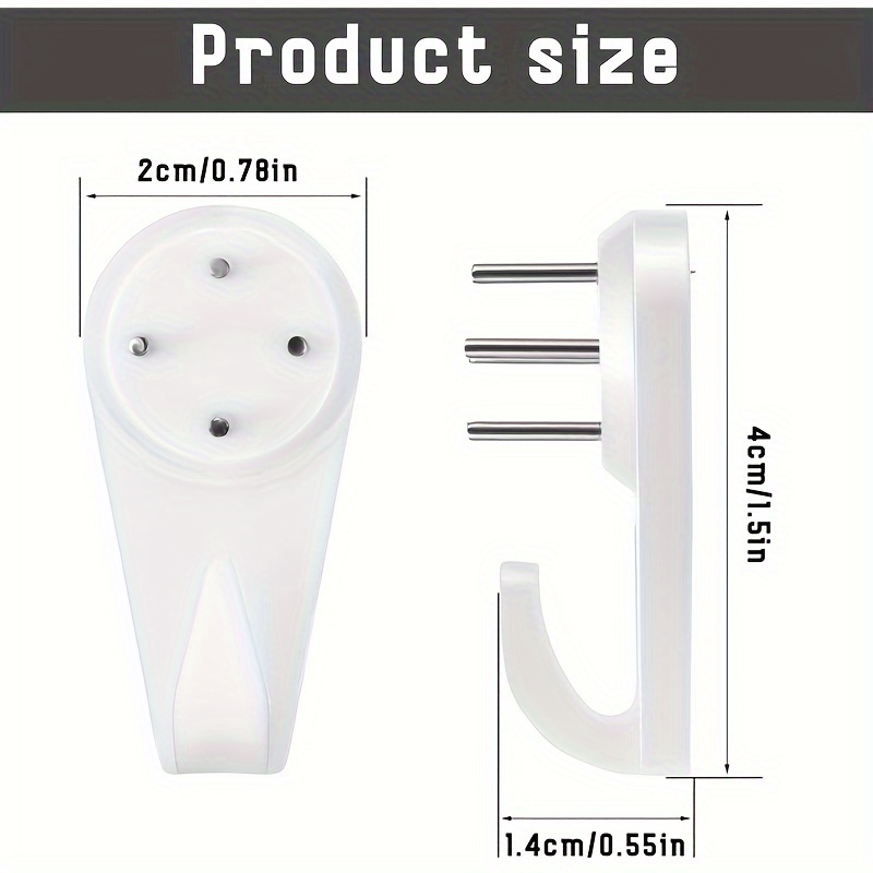 Concrete Wall Hooks Concrete Wall Picture Hangers Invisible - Temu