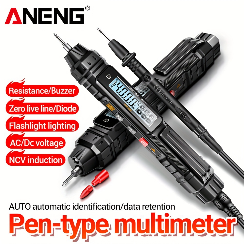 

A3005 Digital Multimeter Pen Type 4000 Counts Professional Meter Non-contact Auto Ac/dc Voltage Ohm Diode Tester For Tool
