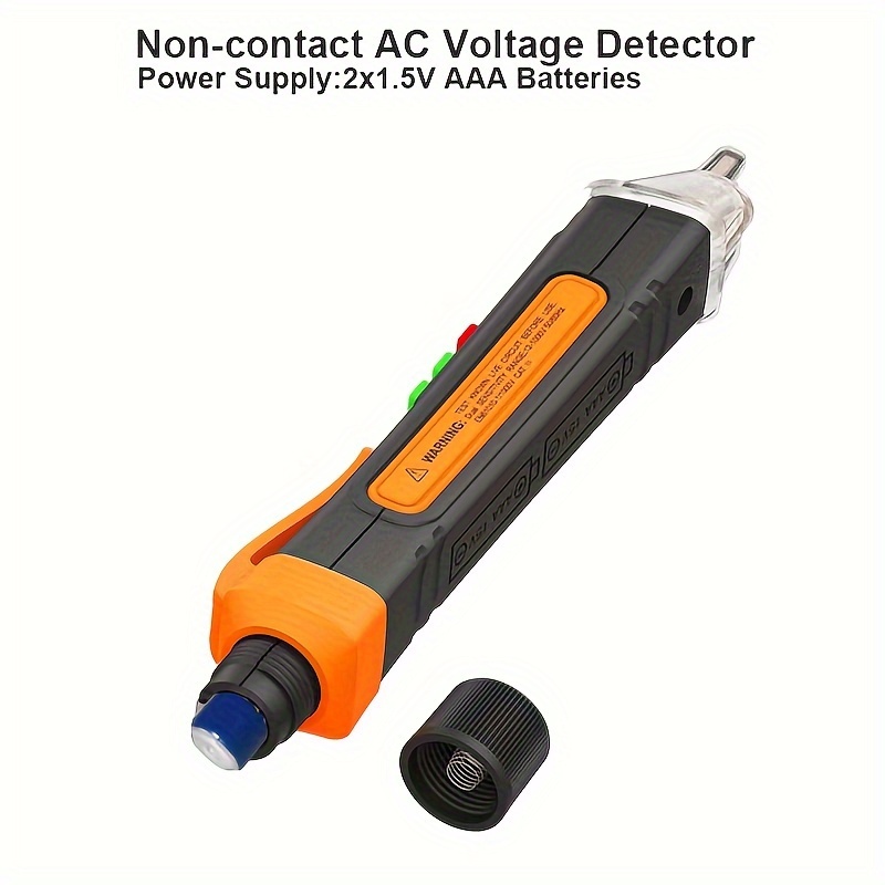 1pc non contact voltage tester 12 1000v ac voltage tester pen circuit tester electric indicator wall tool with flashlight buzzer details 8