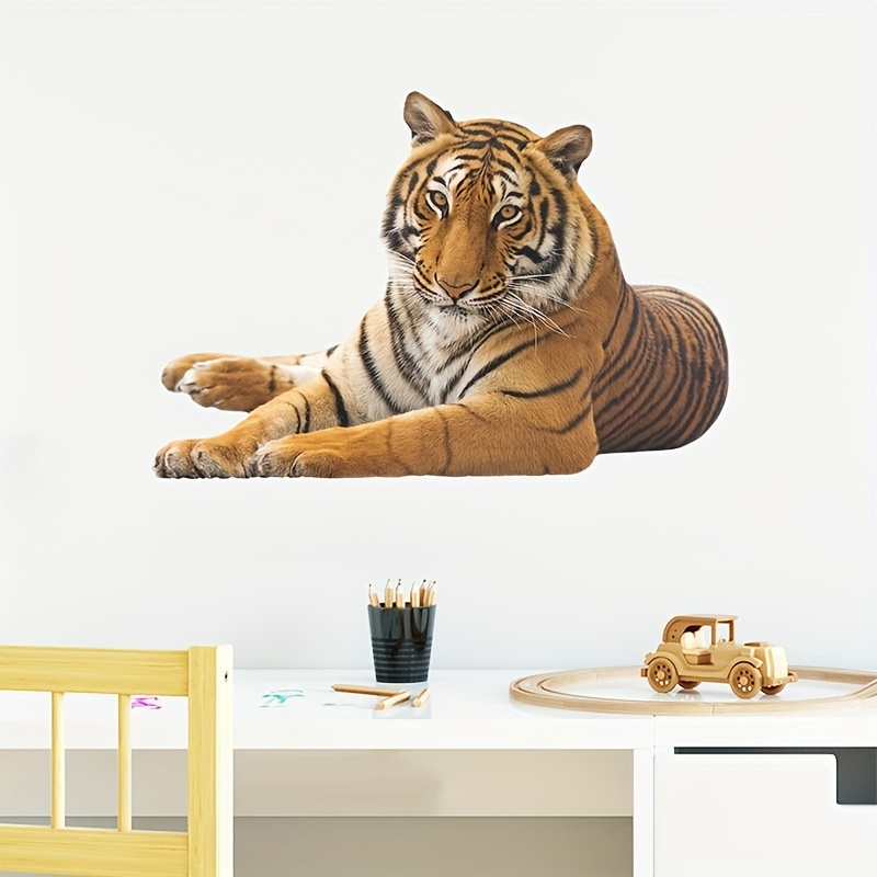 Realistic Tiger 3D Wall Stickers - 3D Wall Stickers