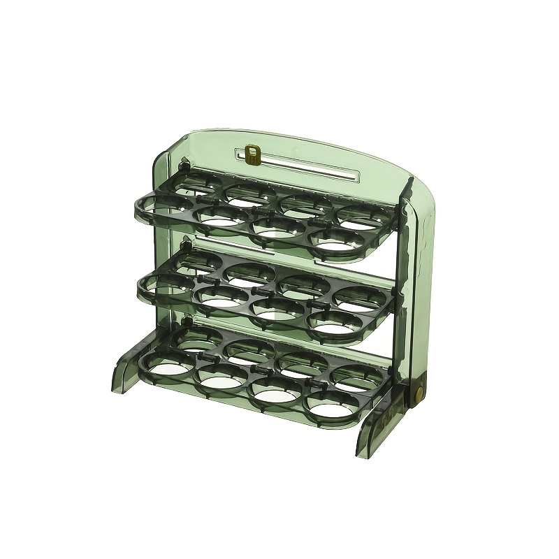 3 Tier Egg Storage Rack Refrigerator Side Door Holder