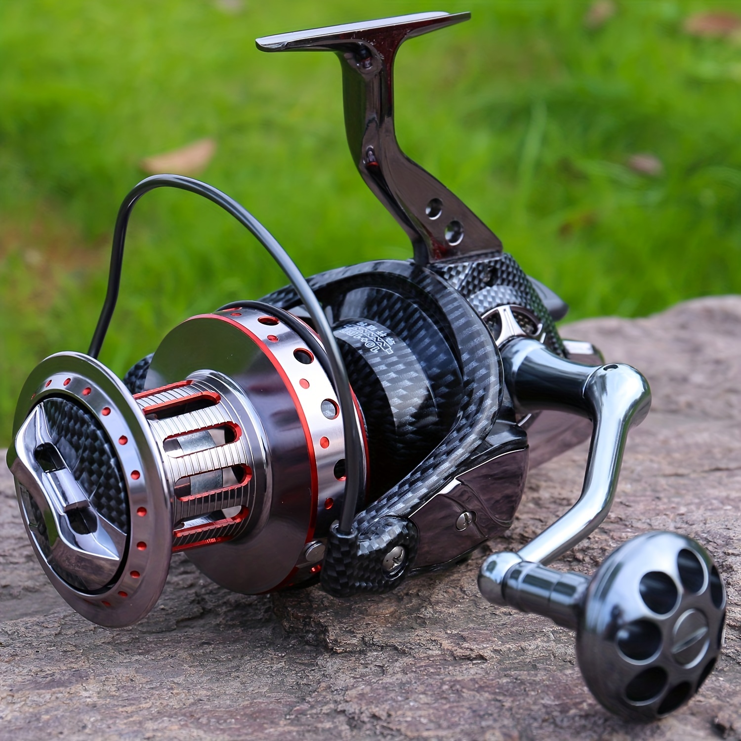 Sougayilang Spinning Fishing Reel - Interchangeable Handle, Powerful Metal  Body, Smooth 10+1 BB, Ideal for Inshore, Boat, Rock, Freshwater and Saltwat