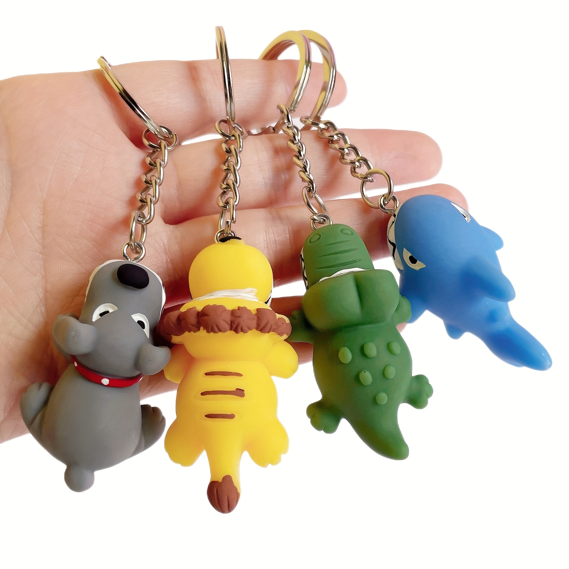 Dog Doll Charm Keychain Cartoon Keyring Keychain Bag Accessory Car Pendant  Phone Ornament - Temu