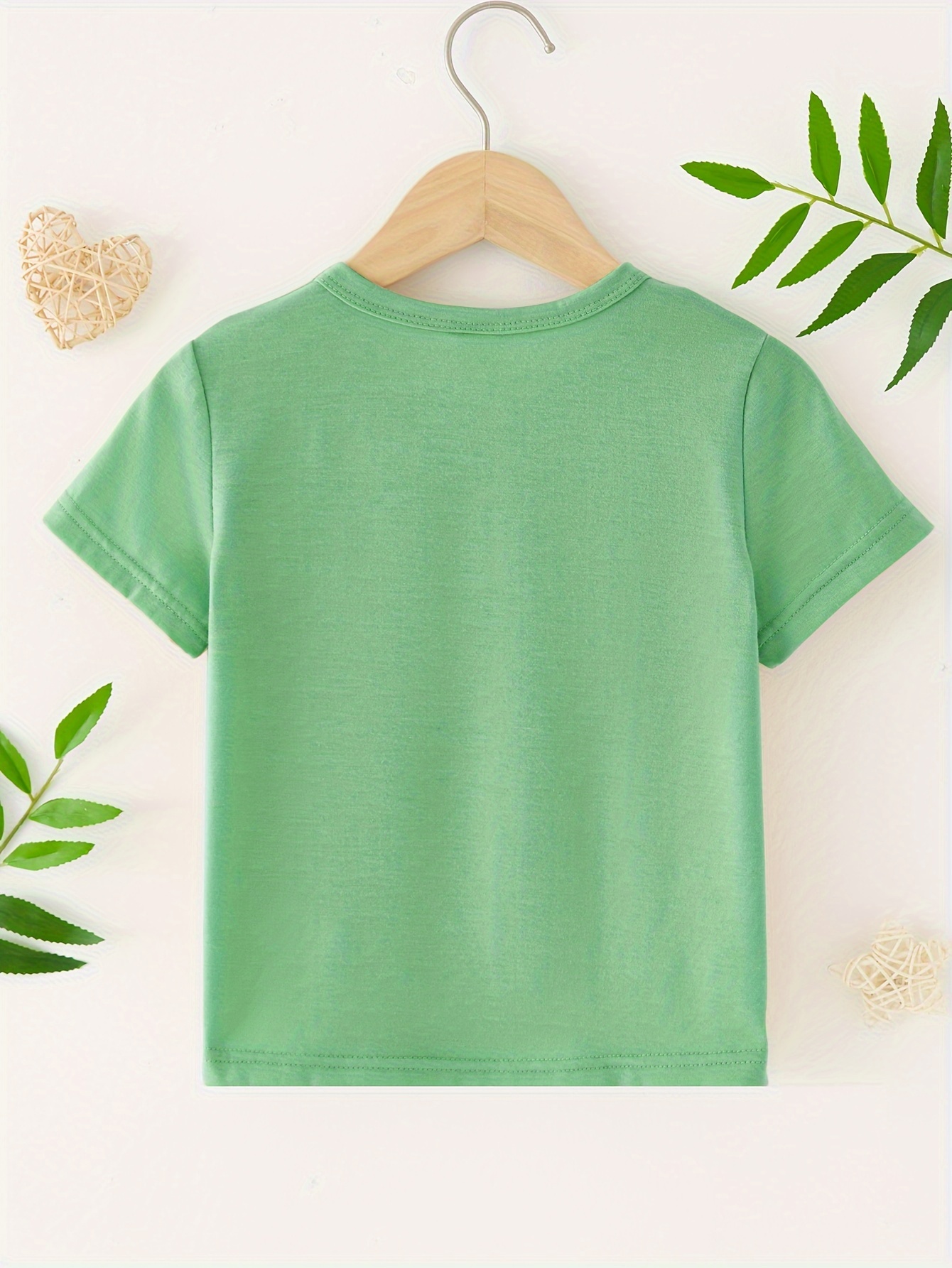 Hocosa Kids T-Shirt Wool/Silk - Green: Soft & Comfy!
