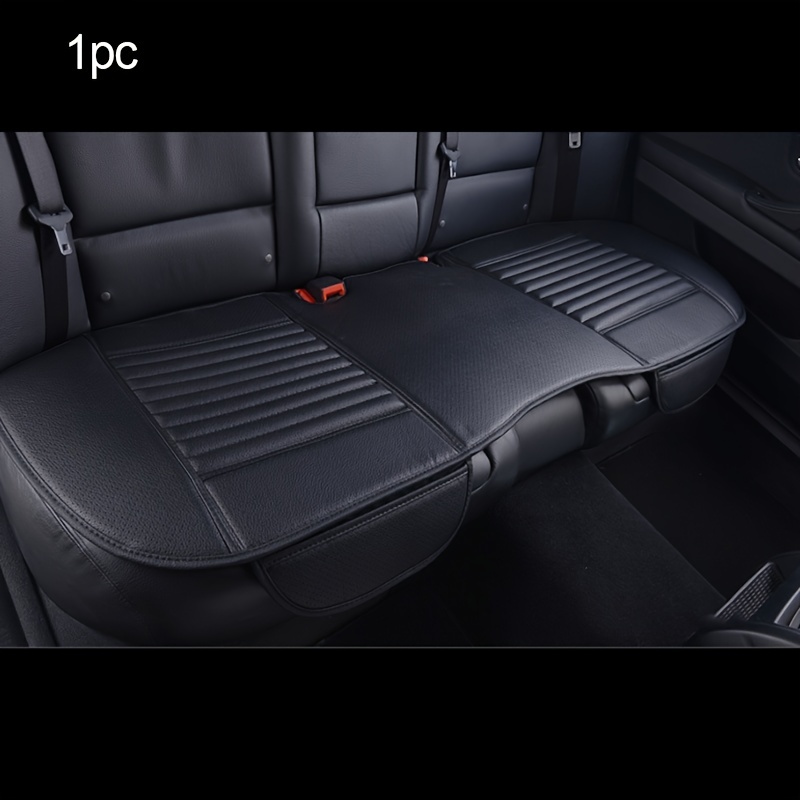 Coussin de siège universel pour voiture - En bambou et cuir synthétique -  Pour siège avant de voiture, à la maison et au bureau : : Auto  et moto