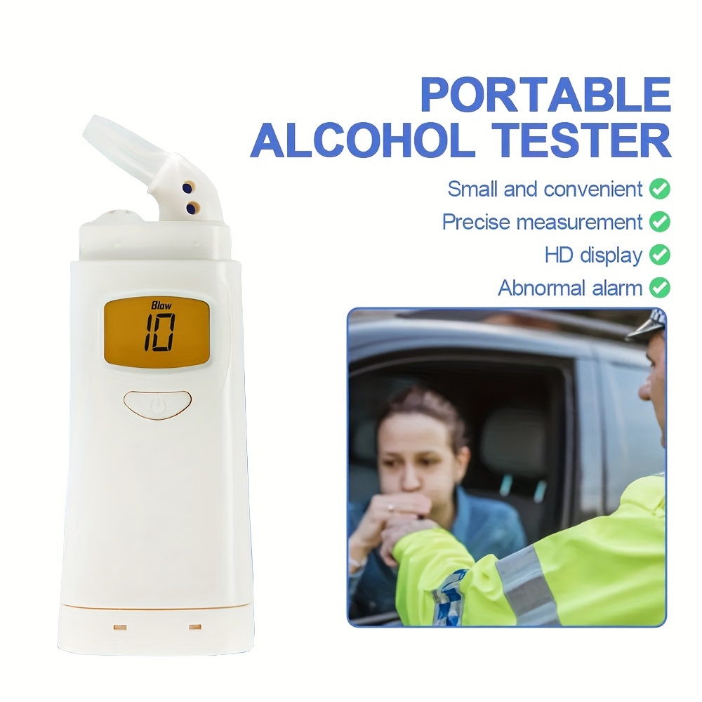 Ethylotest Portable Alcootest Numérique avec Ecran LCD Testeur d