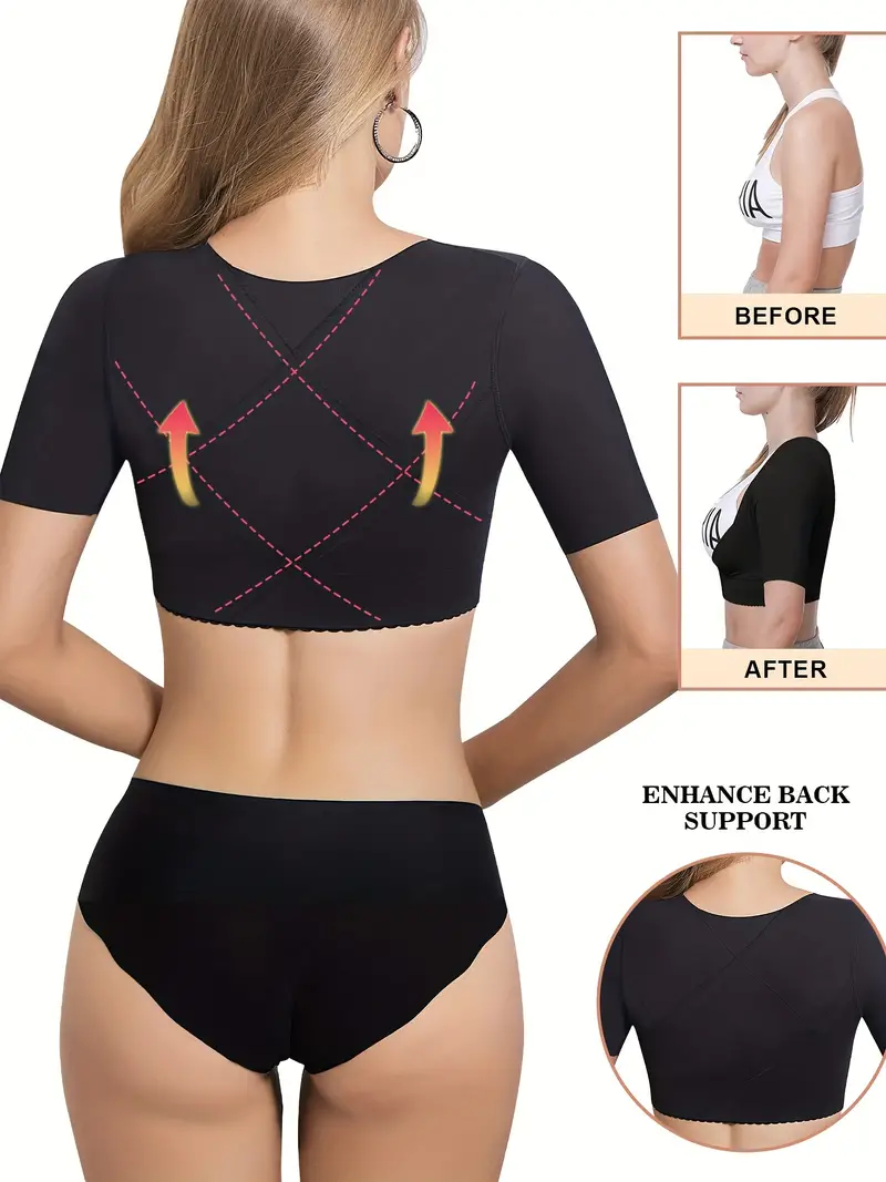 Front Buckle Posture Corrector Tops, Push Up Lifting Open Bust Top, Women's  Underwear & Shapewear