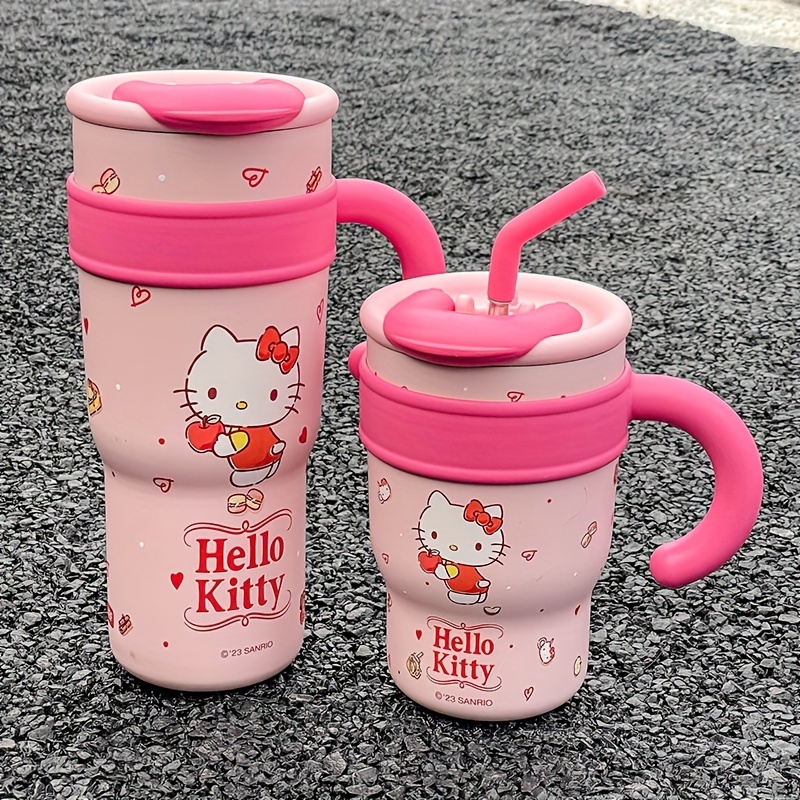 Hello Kitty Coffee Cup Cute Portable Insulated Water - Temu