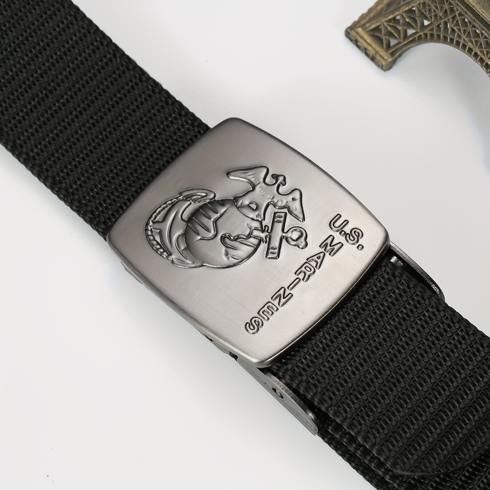 Polyester Fiber Belt with Automatic Buckle for Men
