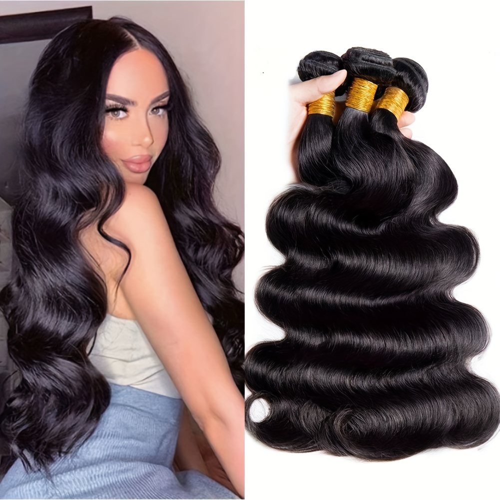 UNice Hair Brazilian Loose Deep Wave Hair 1 Bundle Unprocessed Human Virgin  Hair Weave Extensions Natural Color (20 inch)