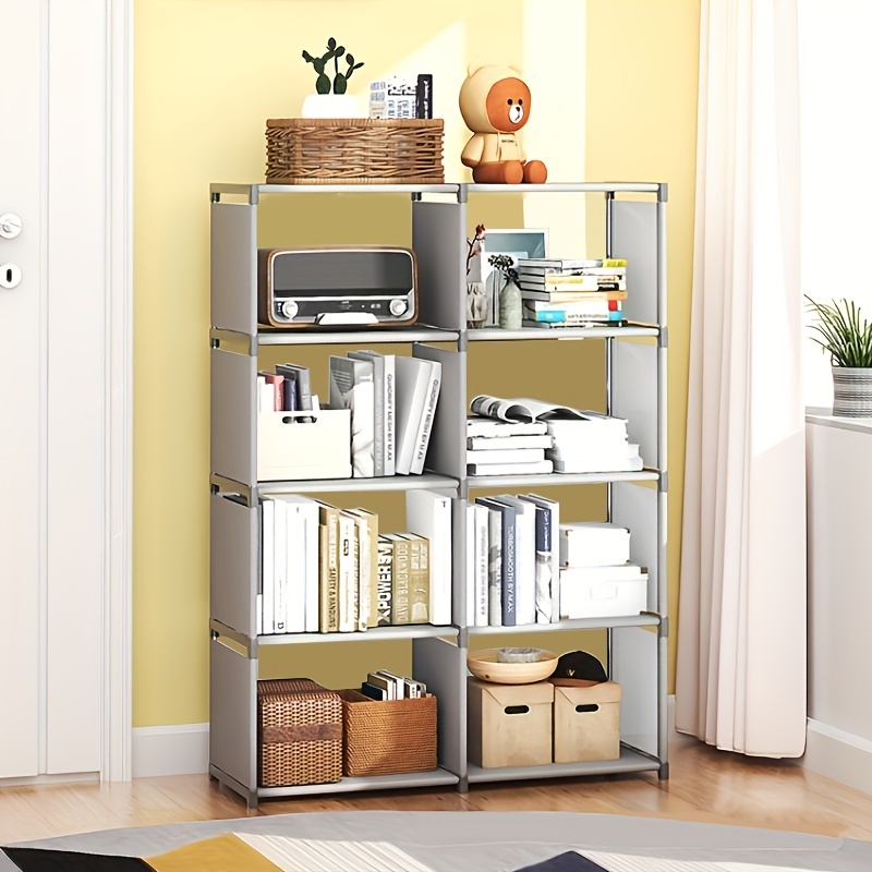 Cube Storage Organizer, DIY Closet Cabinet Plastic Bookshelf