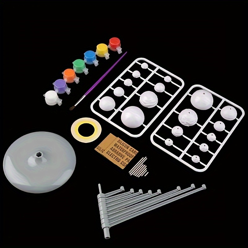 Diy Self installed Toy Nine Planets Puzzle Small Production - Temu