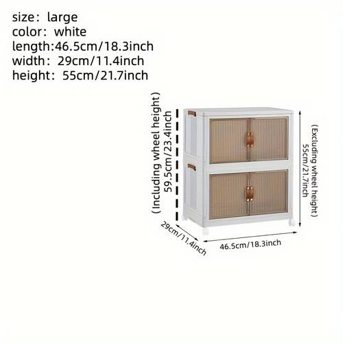 1pc transparent storage box collapsible storage bin with lids and pulley portable 1 2 3 layers organizer for and convenient storage for thanksgiving halloween christmas