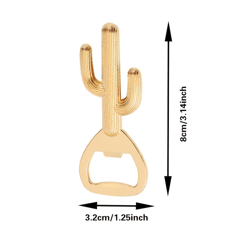 Alloy Package Bottle Opener Funny Gifts Cactus Shape Beer Openers