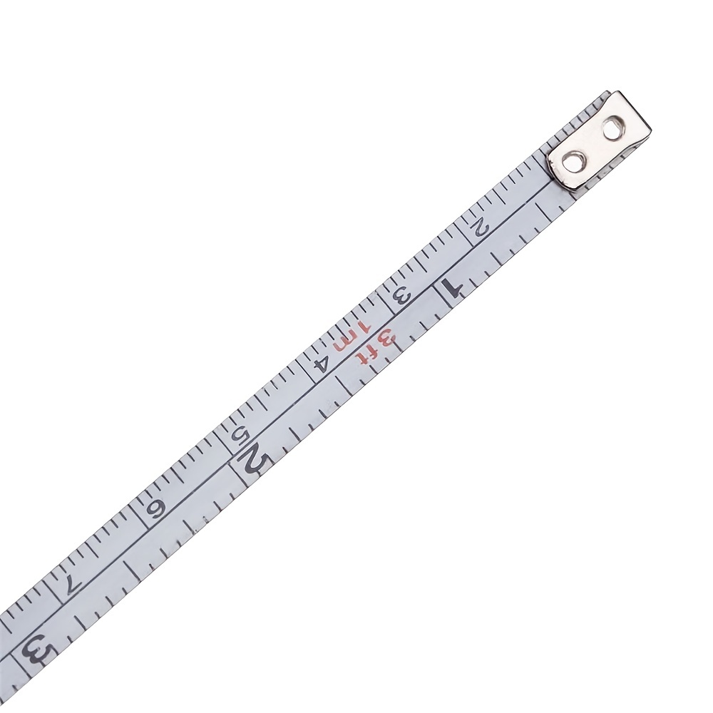 1pc Portable Measuring Ruler 39.37inch Keychain For Men, Automatic