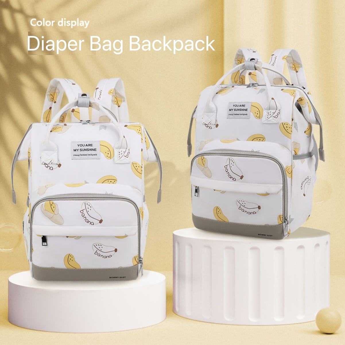 Large Capacity Diaper Bag for Baby Stroller